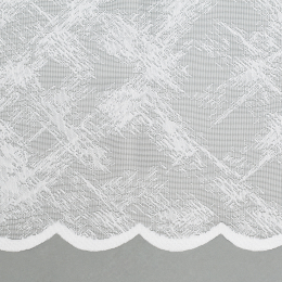 7054/185-101 fehér modern mintás függöny
