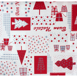 Christmas decor 2/140 cm (pine tree pattern)