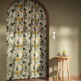 Orleans virágmintás soft-velvet nyomott Dekor