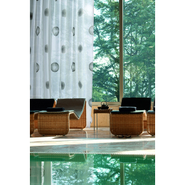 61148 -perdea tip voal cu model