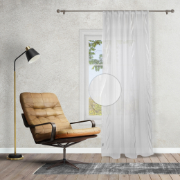 7016-perdea tip voal cu dungi ondulate