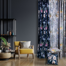 roza tiskani uzorak nježno  ukrasni